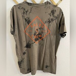 Salty Crew Tie Dye Tee Olive Green Large